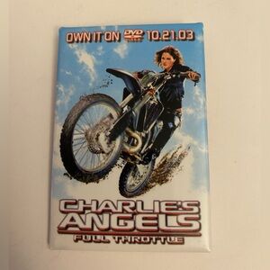 Charlie's Angels Full Throttle Drew button